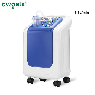 Concentrador portátil médico do oxigênio de 5 LPM para a casa dos cuidados médicos