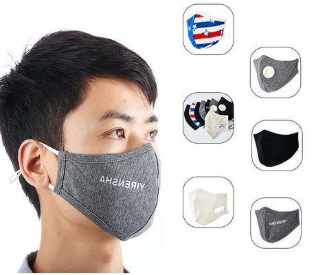 Máscaraes protetoras adultas laváveis reusáveis pretas do algodão de Ion Mask PM2.5 do cobre