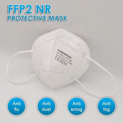 A máscara elástica GB/T 32610 KN95 5 de Earloop exerce a máscara da tela não tecida