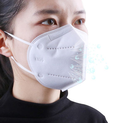 Máscaras não tecidas do respirador KN95, anti máscara protetora não tecida de Meltblown do vírus