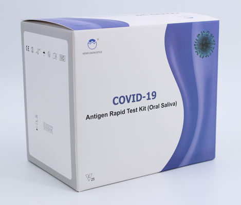 Teste de etapa rápido da sensibilidade uma do jogo 95% do teste do antígeno oral do teste Covid-19 da saliva