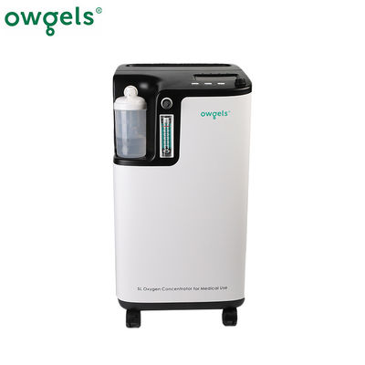 O concentrador do oxigênio do dispositivo dos cuidados médicos do hospital de 5 Lpm com exposição da concentração de oxigênio é alarme