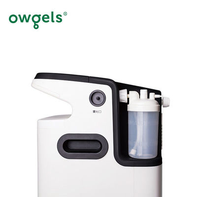 Concentrador médico branco plástico do oxigênio de 350va 5l com sistema de alarme inteligente
