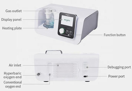 Dispositivo alto nasal da terapia de oxigênio do fluxo com exposição 2-70L/M de Digitas LCD
