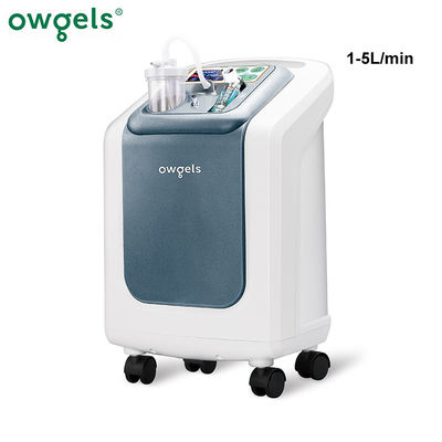 Concentrador portátil médico do oxigênio de 5 LPM para a casa dos cuidados médicos