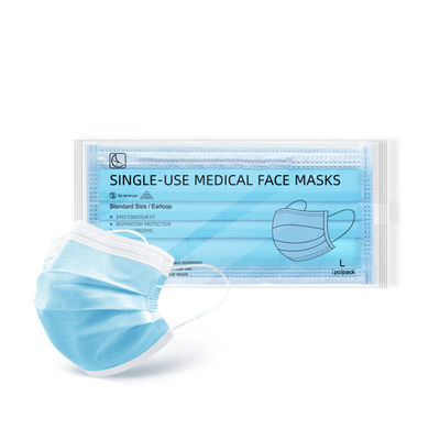 Máscara protetora amigável inodora dos cuidados pessoais de Eco de 3 dobras da máscara médica descartável de 99% BFE