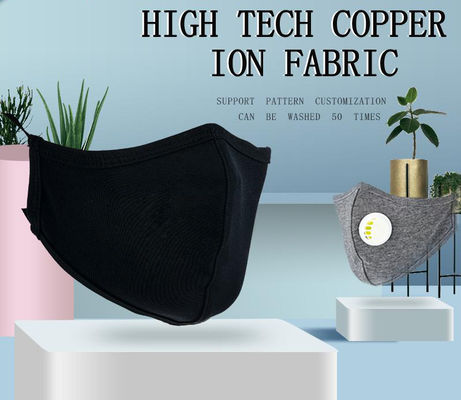 Earloop elástico de cobre lavável confortável de Ion Mask For Personal Protective