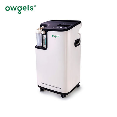Alarme inteligente do concentrador médico branco plástico do oxigênio de 350va Owgels 5L